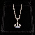Cadena de plata Corona 60 cm